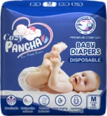 Cozy Pancha Baby Diapers M 6-10KG – Premium Comfort 16 PCS Pack